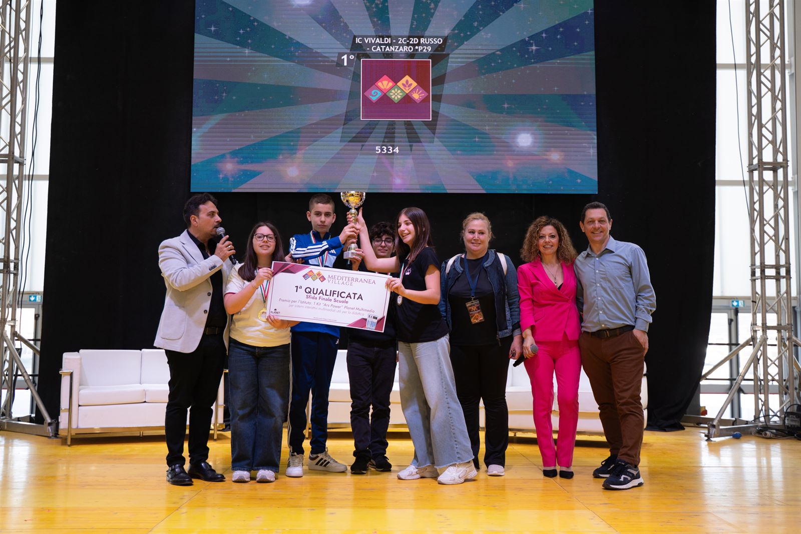 Premiazione della finale del quiz